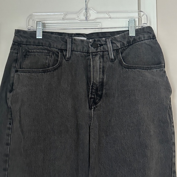 Good American 90's Baggy Straight Leg Jean Size 8/29 Black Relaxed - Picture 5 of 9